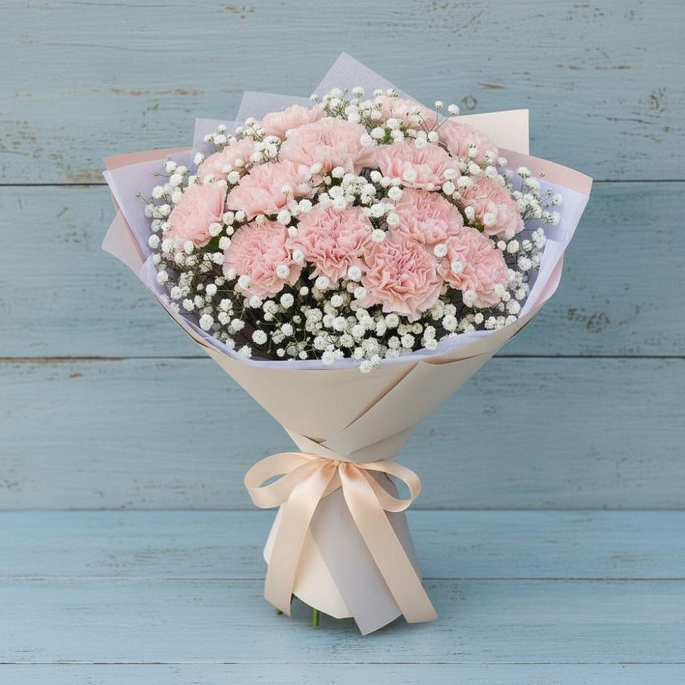 Букет цветов из: Гвоздики в Панино