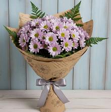 Букет цветов из:  Хризантемы #REPLACE_PRED# Панино