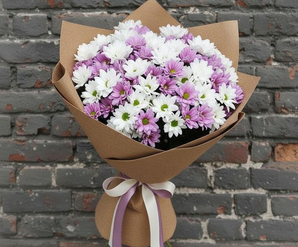 Букет цветов из: Хризантемы в Панино