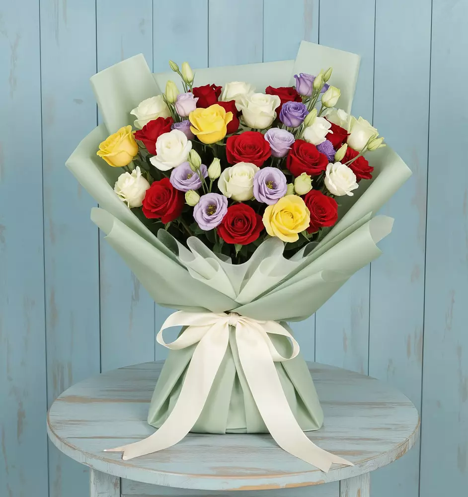 Букет цветов из: Розы в Панино