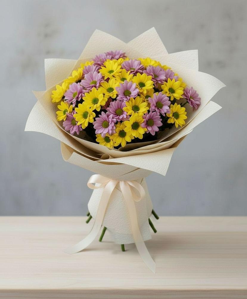 Букет цветов из: Хризантемы в Панино